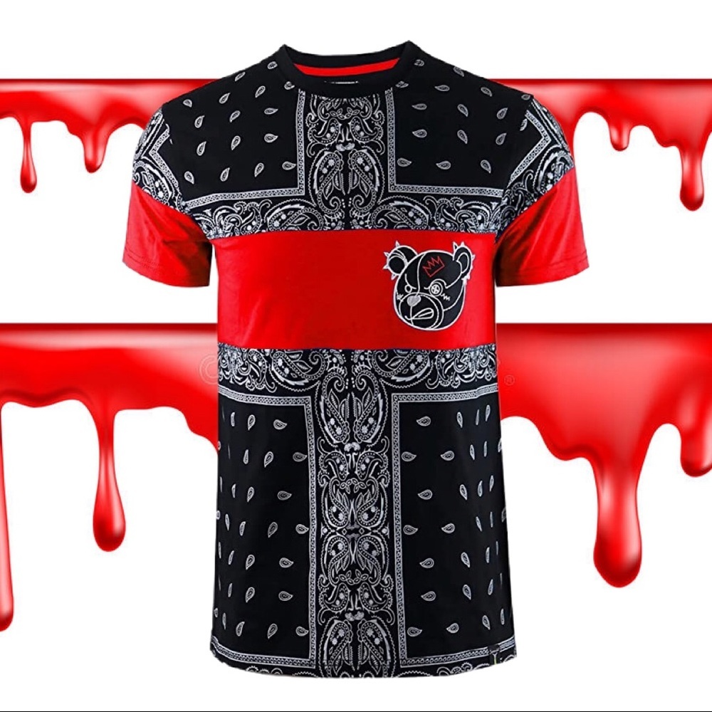 RED ON DROP Master Mix Black & Red TSHIRT